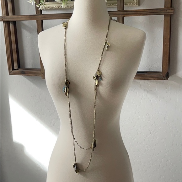 Laurel Spring Gold Colored adjustable 44” Necklace - Picture 4 of 9